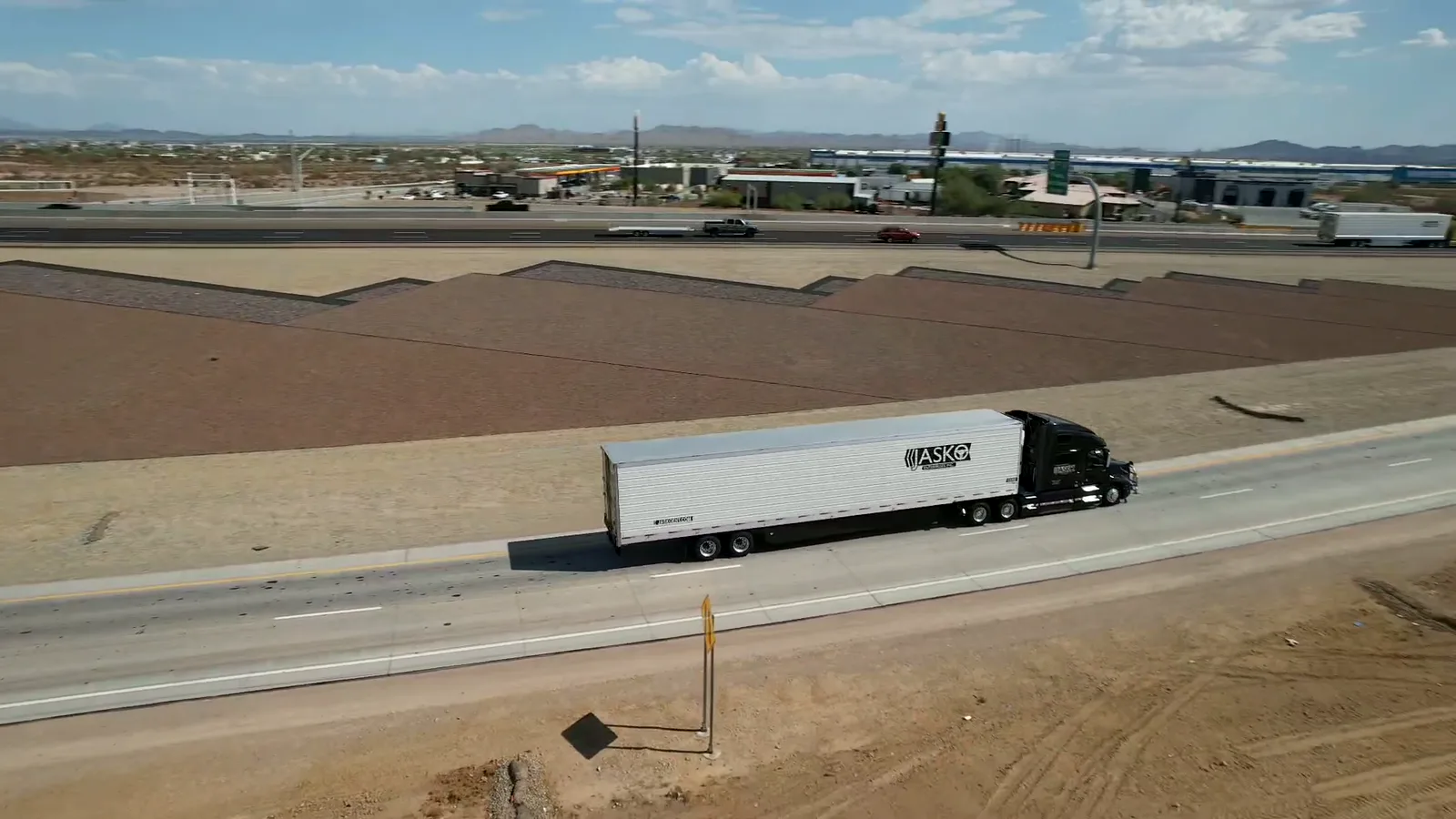 JASKO truck traveling in Buckeye, Arizona